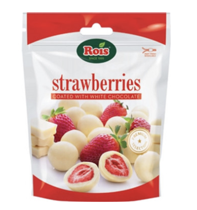 Полуниця VICTORIA NUTS біл шок 100г